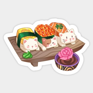 Sushi Cat Sticker